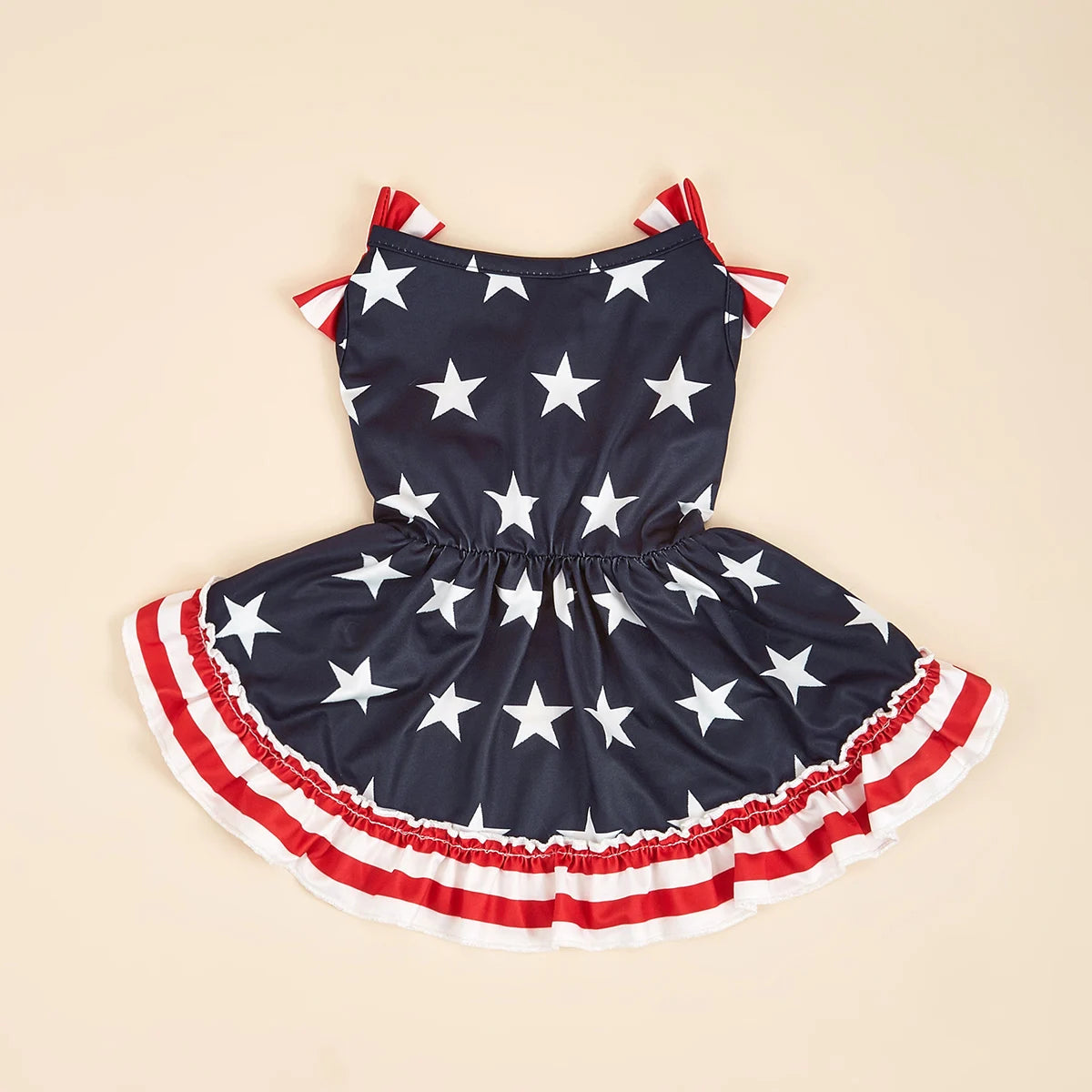 American Flag Stars Printed Sundress For Your Puppy