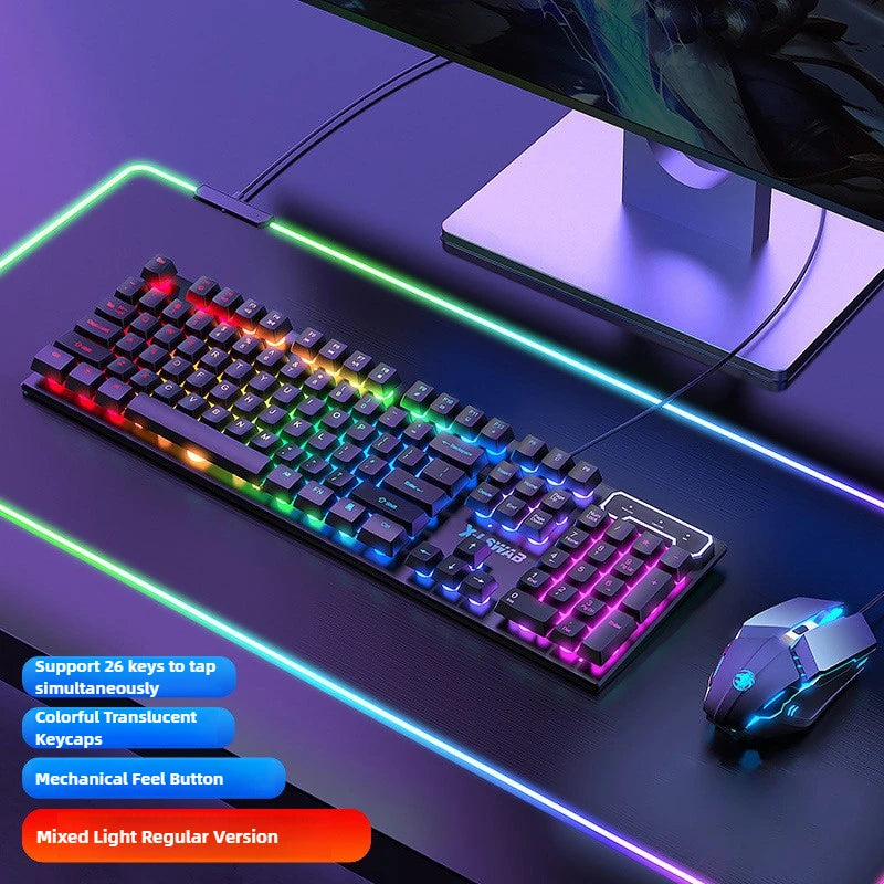 Waterproof Gaming Keyboard & Mouse Combo