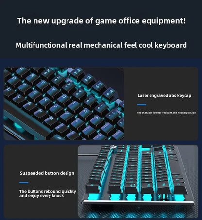 Waterproof Gaming Keyboard & Mouse Combo