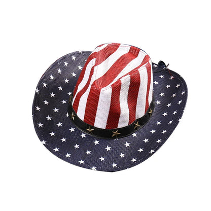 American Flag Western Cowboy Hat