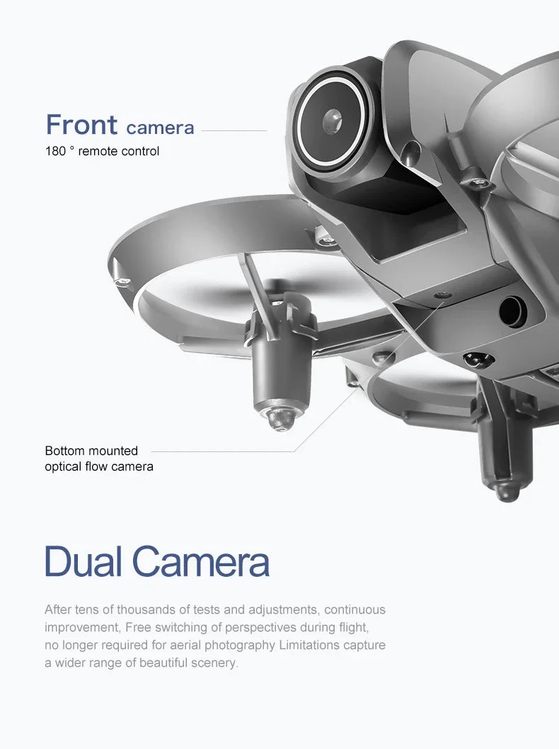 Aerial Drone – Dual-Camera, GPS & Optical Flow