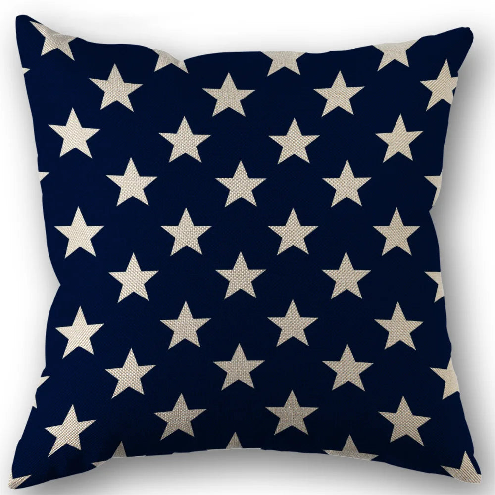 Throw Pillow Cover – Independence Day Decor