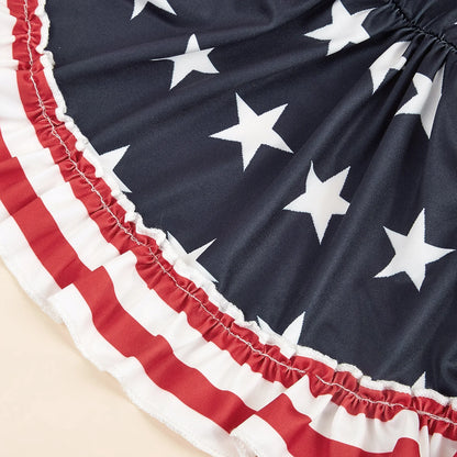 American Flag Stars Printed Sundress For Your Puppy