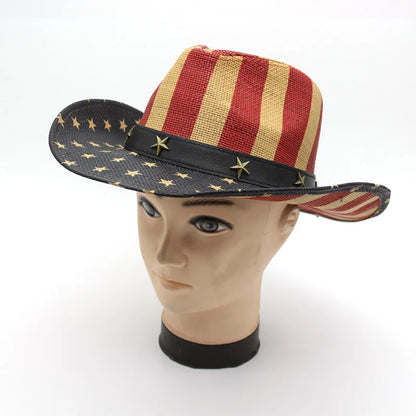 American Flag Western Cowboy Hat