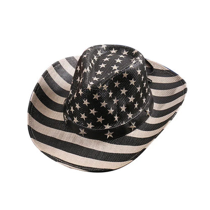 American Flag Western Cowboy Hat