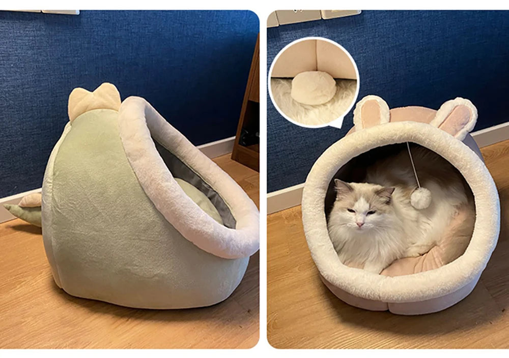 Washable Cozy Pet Lounger & Cat Bed