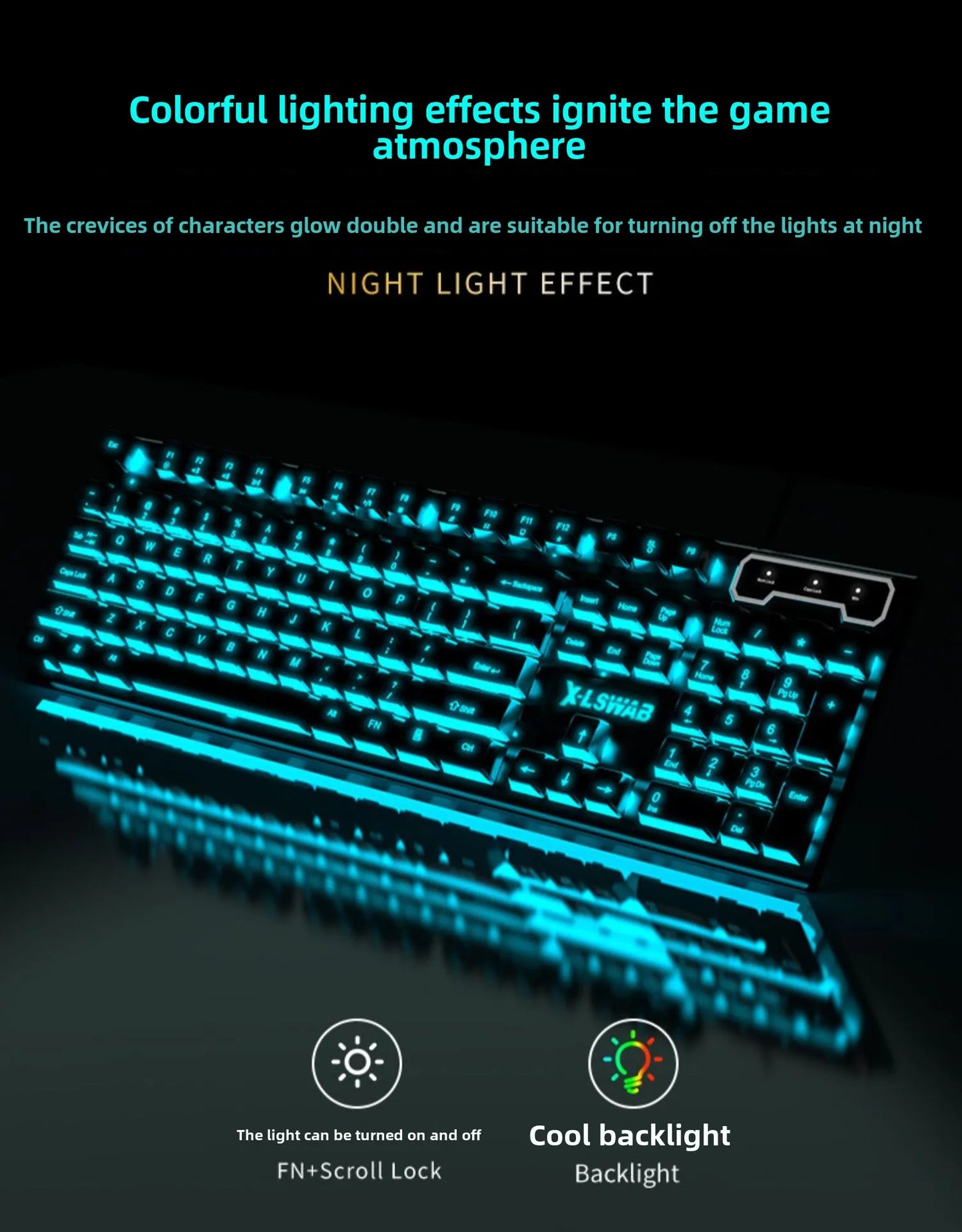 Waterproof Gaming Keyboard & Mouse Combo