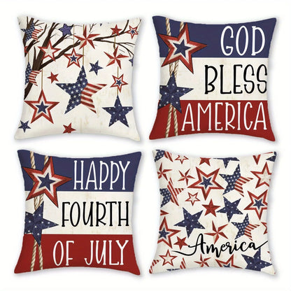American Flag- Star & Stripes Pillow Cover