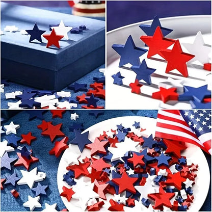 Independence Day- Mini Wooden Star