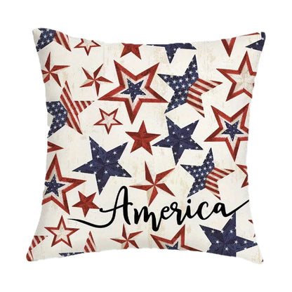 American Flag- Star & Stripes Pillow Cover